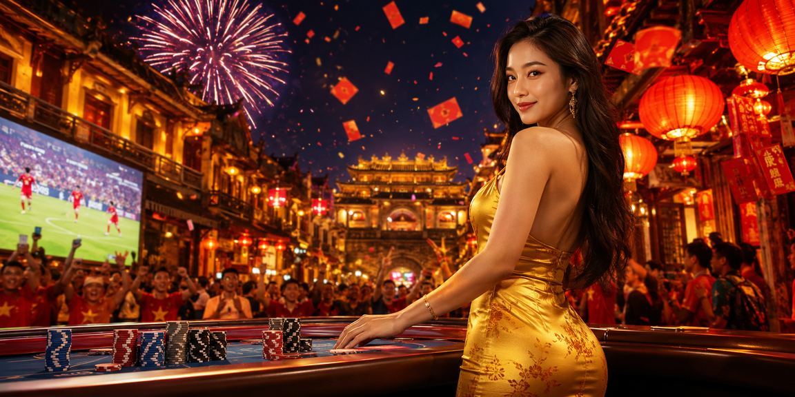 Không khí lễ hội đỏ và đèn lồng tại Huế gợi nhớ mùa thưởng và bonus đặc biệt